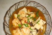 美味营养的虾仁菌菇烩豆腐（做法简单易学，家常菜品必备）