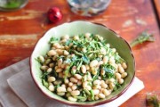 健康美食——油菜拌黄豆（丰富营养，营养均衡，健康养生）