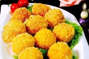 手工制作土豆泥豆沙丸子（传统美食，手工制作，口感绵软）