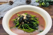 鹌鹑蛋扒苋菜，美味又营养（一道简单易学的家常菜谱）